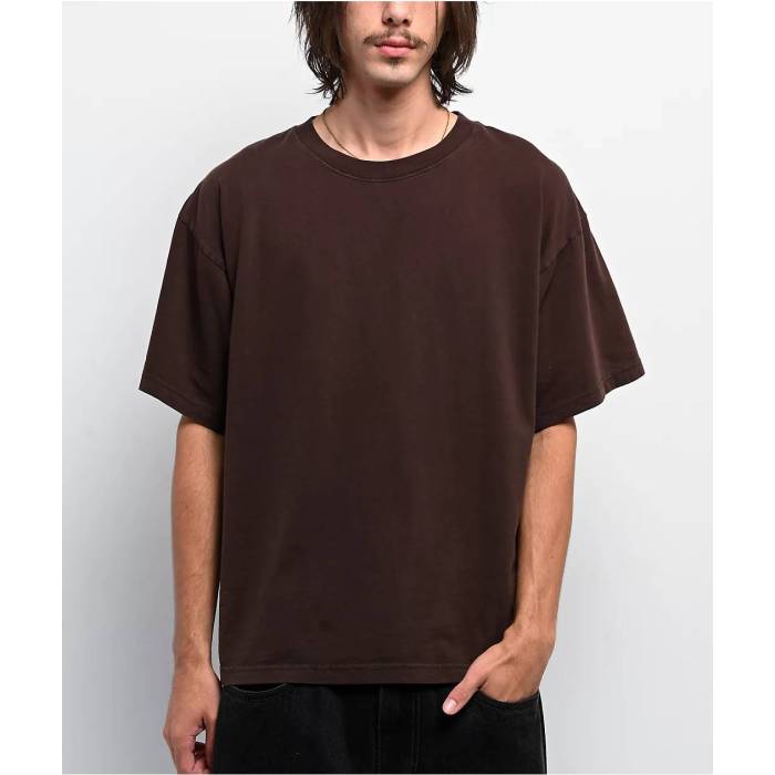 Ita 【 Portal Brown Boxy T-Shirt Men\u0027s Brown 】 赤銅色 赤銅色 プルオーバー メンズ 赤銅色 赤銅色