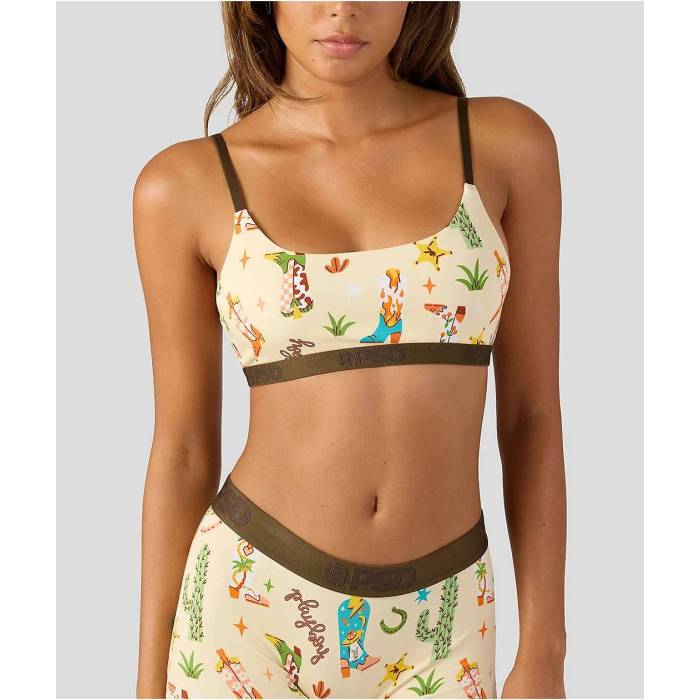 ピーエスディーアンダーウェア Psd Underwear 【 Psd X Playboy Booted Modal Bralette Women's Brown 】 レディース 茶色 ブラウン
