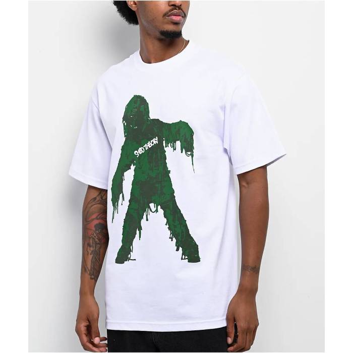 【★百貨店SALE★6/11真夜中2時迄】Shed Theory 【 Monster White T-Shirt Men\u0027s White 】 白いこと 白いこと ティーシャツ メンズ 白いこと 白いこと