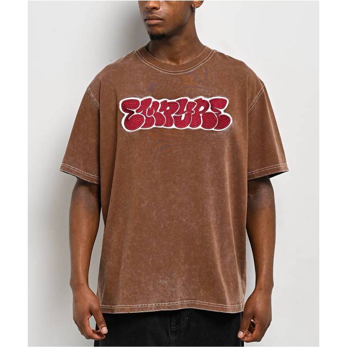 エンパイア Empyre 【 Bulldog Quarterback Brown Boxy T-Shirt Men's Brown 】 茶色 ブラウン Tシャツ メンズ 茶色 ブラウン