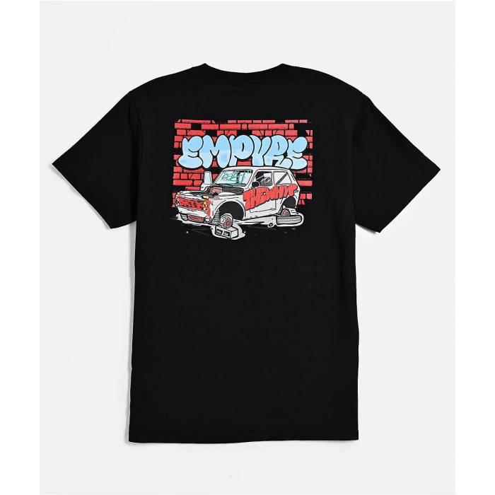 【★百貨店SALE★6/11真夜中2時迄】帝国 Empyre 【 Kids The Whip Black T-Shirt Kids\u0027 Black 】 黒いこと 黒いこと ティーシャツ 黒いこと 黒いこと