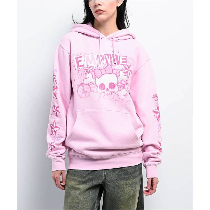 エンパイア Empyre 【 Punks Not Dead Pink Hoodie Women's Pink 】 pink ピンク フーディー パーカー レディース pink ピンク|スニケス
