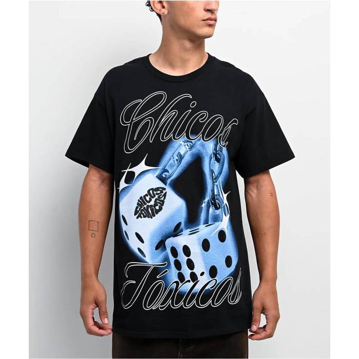 【★百貨店SALE★6/11真夜中2時迄】Chicos Toxicos 【 Roll Em Black T-Shirt Men\u0027s Black 】 黒いこと 黒いこと ティーシャツ メンズ 黒いこと 黒いこと