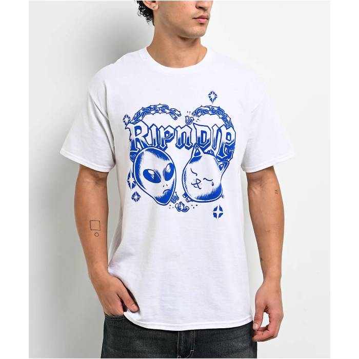 リップンディップ Ripndip 【 Kali White T-Shirt Men's White 】 白色 ホワイト Tシャツ メンズ 白色 ホワイト|スニケス
