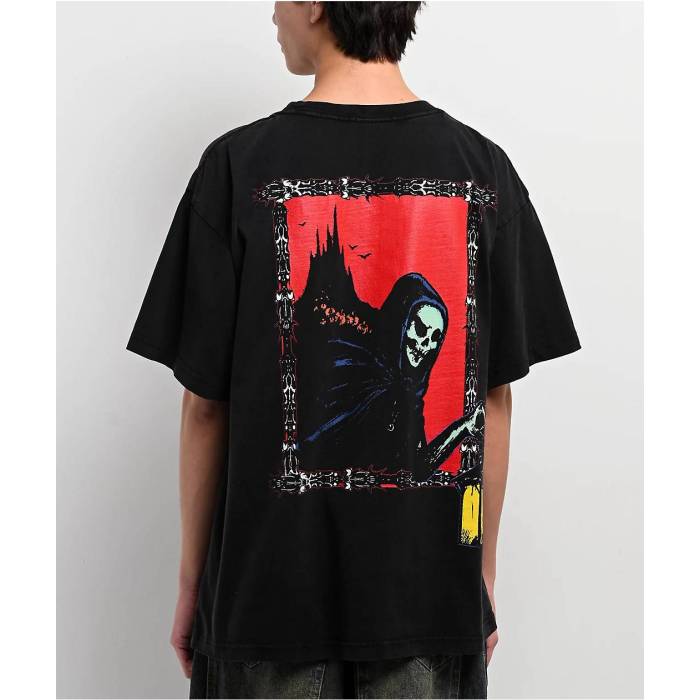 【★百貨店SALE★6/11真夜中2時迄】Vitriol 【 Reaper Out Black T-Shirt Men\u0027s Black 】 黒いこと 黒いこと ティーシャツ メンズ 黒いこと 黒いこと