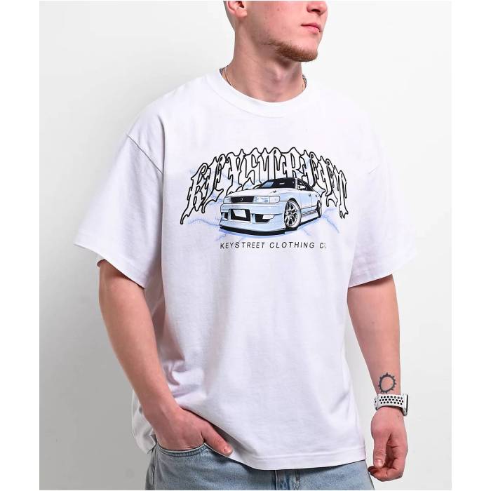 【Key Street】Key Street 【 Heavy White T-Shirt Men's White 】 白色 ホワイト Tシャツ メンズ｜スニケス
