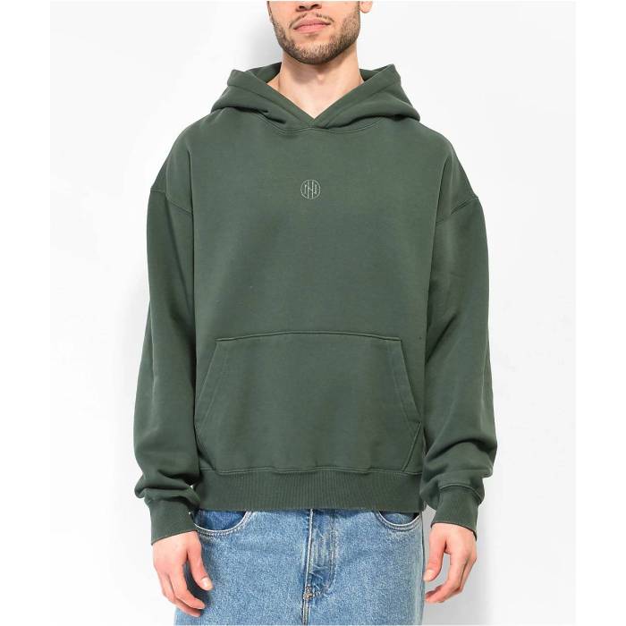 Ninth Hall Fundamentals 【 Green Wash Hoodie Men's Dark Green 】 green 緑・グリーン フーディー パーカー メンズ green 緑・グリーン｜スニケス