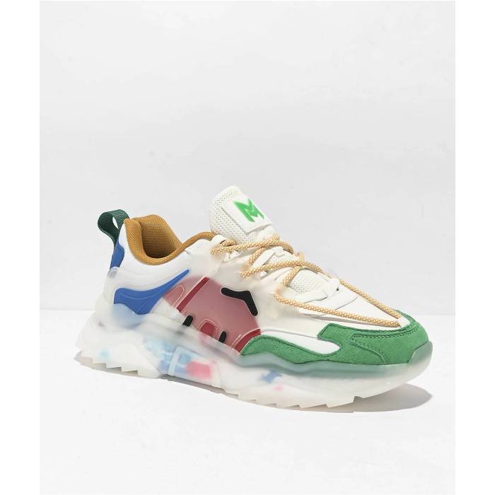 Mazino Sneakers 【 Mazino Arctic White & Multi Shoes By Mazino Men's White 】 白色 ホワイト シューズ 運動靴 メンズ 白色 ホワイト