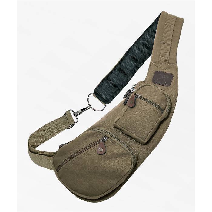 ロスコ Rothco 【 Vintage Olive Crossbody Bag Men's Dark Green 】 vintage ビンテージ・ヴィンテージ olive オリーブ バッグ メンズ green 緑・グリーン