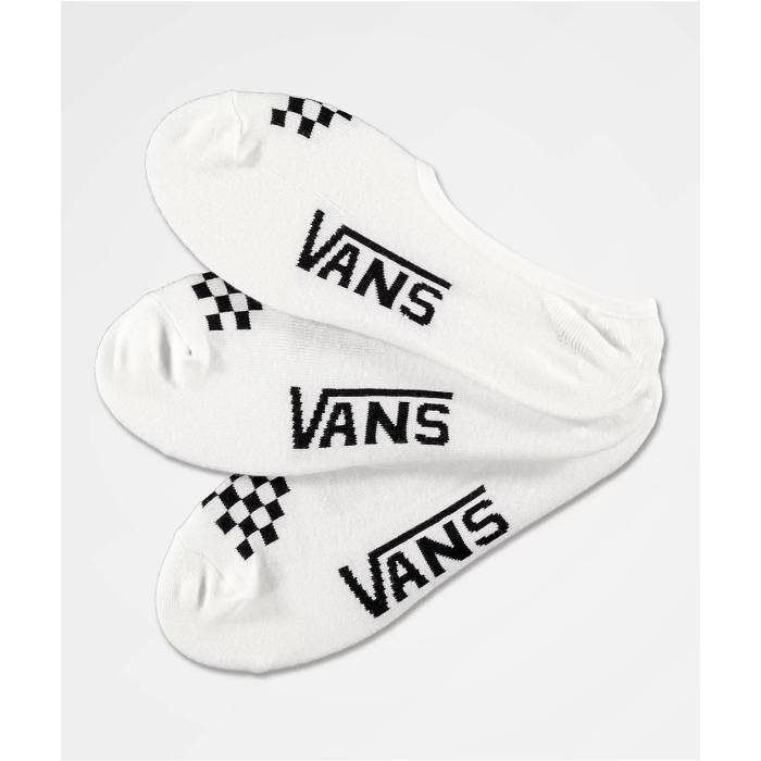 ヴァンズ Vans 【 Canoodle Classic White 3 Pack No Show Socks Women's White 】 クラシック 白色 ホワイト ソックス・靴下 レディース 白色 ホワイト
