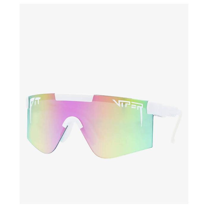 Pit Viper 【 The Miami Nights Single Wide White Sunglasses Men's White 】 マイアミ 白色 ホワイト サングラス メンズ 白色 ホワイト