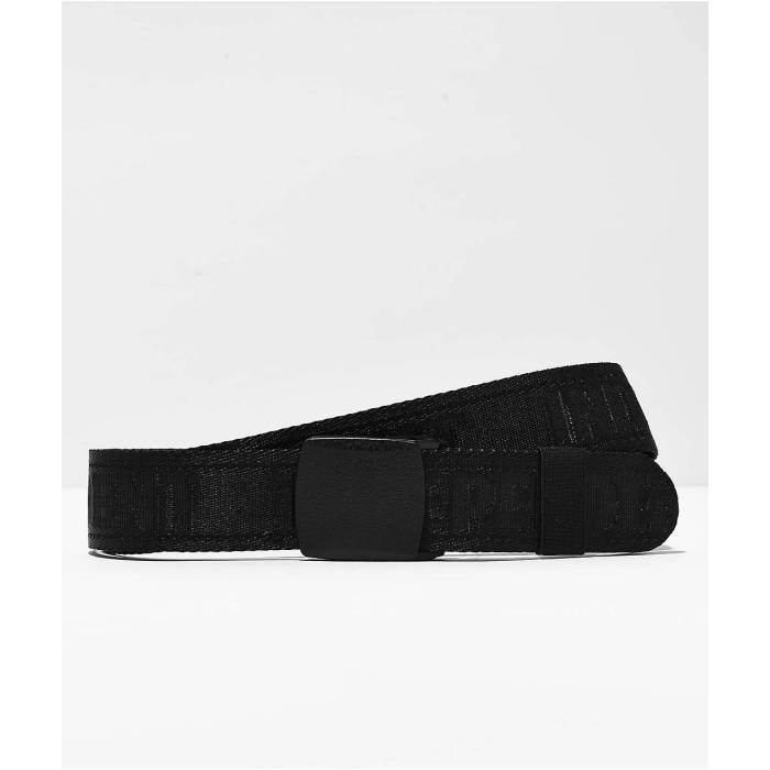 Independent 【 Bar Repeat Black Web Belt Men's Black 】 黒色 ブラック ベルト メンズ 黒色 ブラック