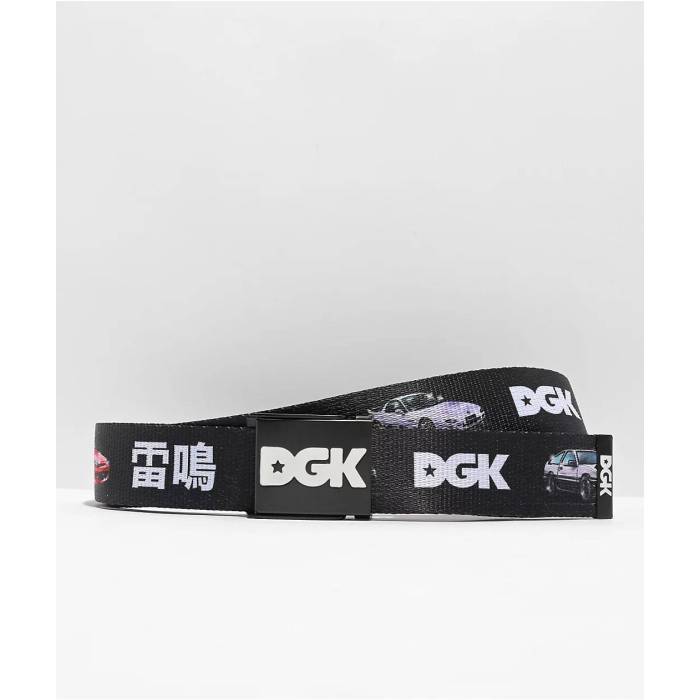 DGK Dgk 【 Tuner Scout Black Web Belt Men's Black 】 スカウト 黒色 ブラック ベルト メンズ 黒色 ブラック