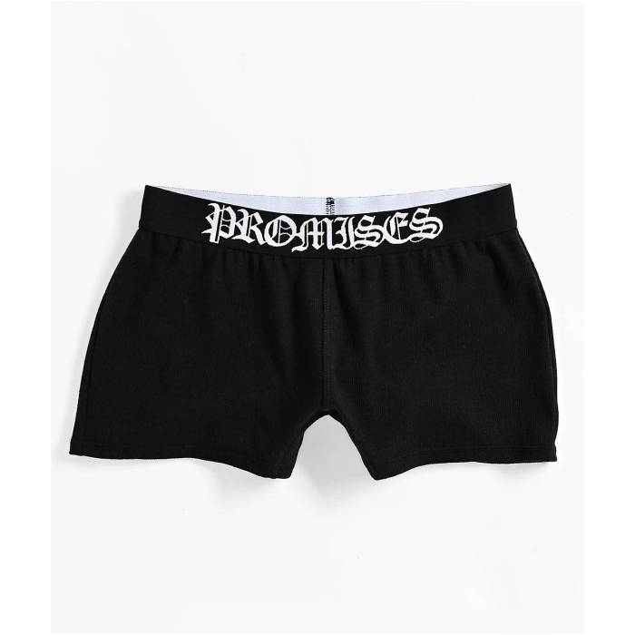 Broken Promises 【 Enemy Black Boyshort Underwear Women\u0027s Black 】 黒いこと 黒いこと アンダーお召しもの 肌付き レディース 黒いこと 黒いこと