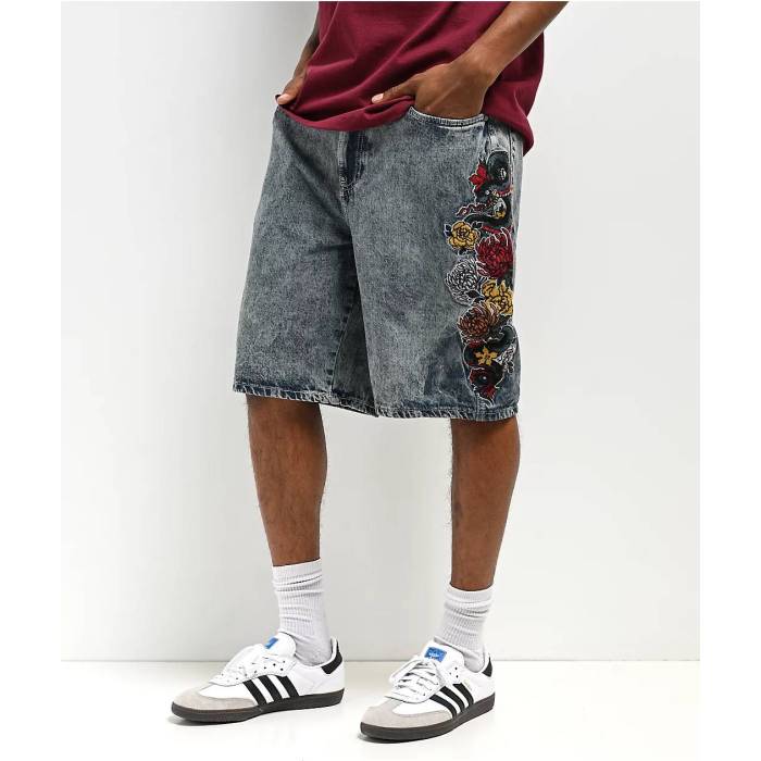 Ninth Hall 【 Waylay Light Blue Denim Shorts Men's Light Pastel Blue 】 青色 ブルー デニム ショーツ メンズ 青色 ブルー