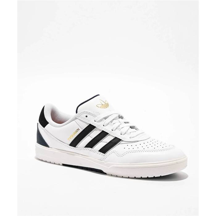 【★百貨店SALE★6/11真夜中2時迄】アディダス Adidas 【 Tyshawn Ii Cloud White Core Black \u0026 Collegiate Navy Skate Shoes Men\u0027s White 】 白いこと 白いこと 中核グループ 黒いこと 黒いこと 紺色 米国海軍 Skate 滑る シューズ 運動すること靴 メンズ 白いこと 白いこと