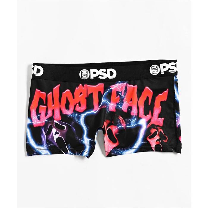 【★百貨店SALE★6/11真夜中2時迄】ピーエスディーアンダーウェア Psd Underwear 【 Psd X Ghost Face Hype Boyshort Underwear Women\u0027s Multicolor 】 アンダー御召しもの 下着類 レディース