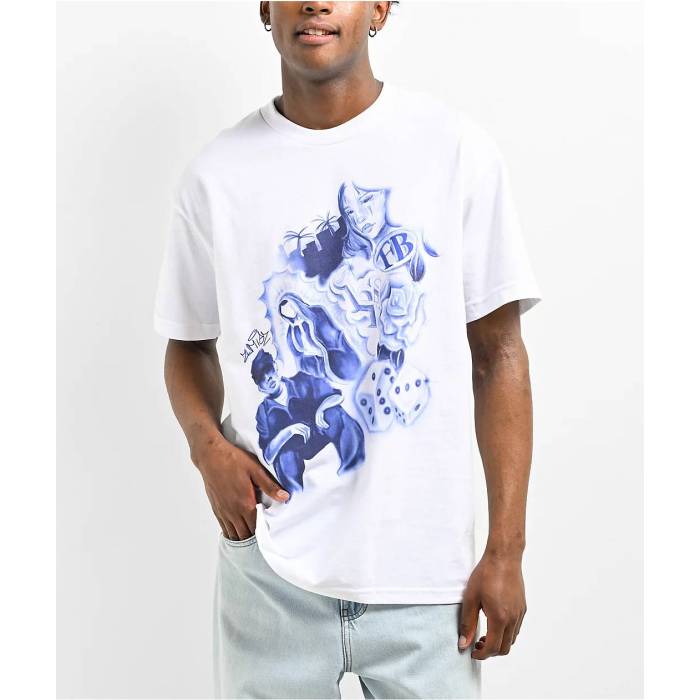 Fb County 【 Lifestylez White T-Shirt Men's White 】 白色 ホワイト Tシャツ メンズ 白色 ホワイト