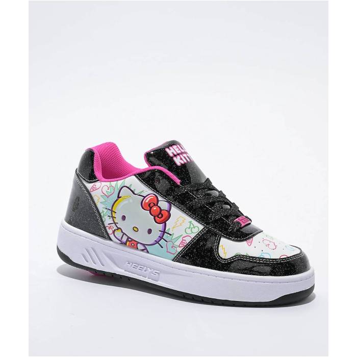 ヒーリーズ Heelys 【 X Hello Kitty Kids Kama Black \u0026 White Shoes Kids Pink 】 黒色 ブラック 白色 ホワイト シューズ 運動靴 pink ピンク
