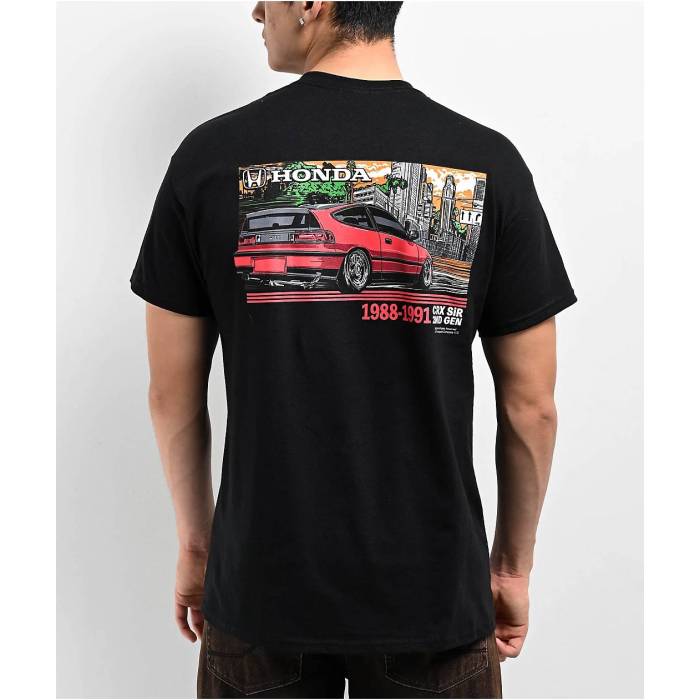 【★百貨店SALE★6/11真夜中2時迄】Honda 【 City Of Life Black T-Shirt Men\u0027s Black 】 シティ 黒いこと 黒いこと ティーシャツ メンズ 黒いこと 黒いこと