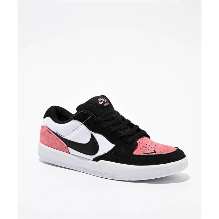 【★百貨店SALE★6/11真夜中2時迄】ナイキ Nike 【 Sb Force 58 Pink Salt Black \u0026 White Skate Shoes Men\u0027s Red 】 エスビー pink さくら色 黒いこと 黒いこと 白いこと 白いこと Skate 滑る シューズ 運動すること靴 メンズ Red 赤・赤いこと
