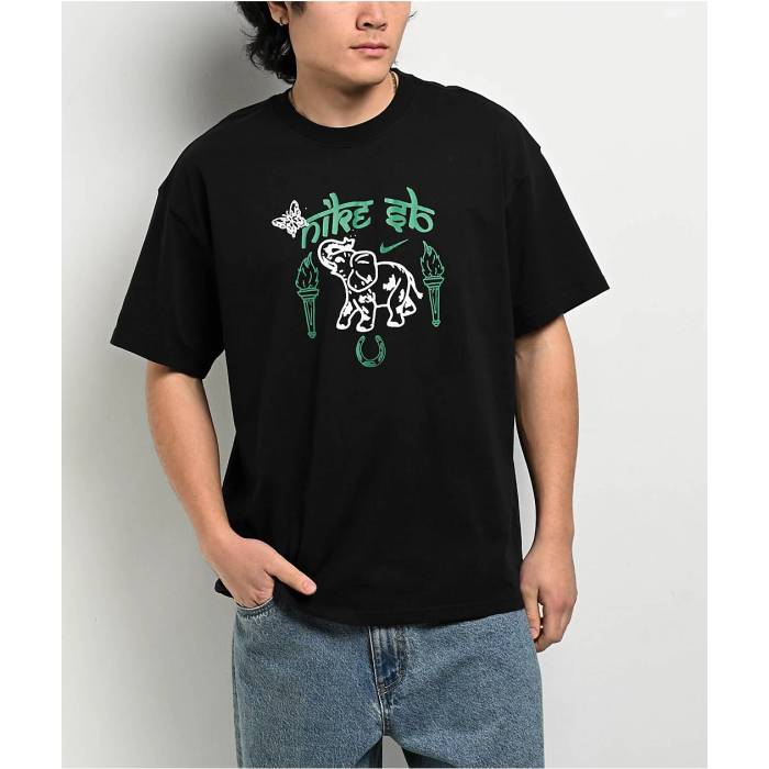 【★百貨店SALE★6/11真夜中2時迄】ナイキ Nike 【 Sb Max90 Elephant Black T-Shirt Men\u0027s Black 】 エスビー エレファント 黒いこと 黒いこと ティーシャツ メンズ 黒いこと 黒いこと