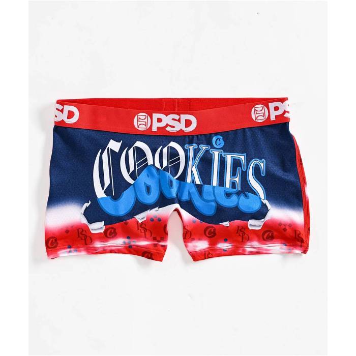 【★百貨店SALE★6/11真夜中2時迄】ピーエスディーアンダーウェア Psd Underwear 【 Psd X Cookies Echeleon Boyshort Underwear Women\u0027s Red 】 アンダー御召しもの 下着類 レディース Red 赤・赤いこと