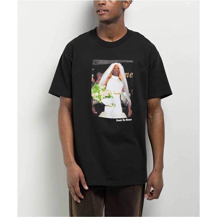 Rodman 【 Apparel Wedding Dress Black T-Shirt Men\u0027s Black 】 華燭の典 御召しもの 黒いこと 黒いこと プルオーバー メンズ 黒いこと 黒いこと