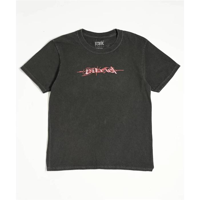 【★百貨店SALE★6/11真夜中2時迄】Vitriol 【 Kids Gabriel Dark Grey T-Shirt Kids\u0027 Dark Grey 】 薄墨色 薄墨色 ティーシャツ 薄墨色 薄墨色