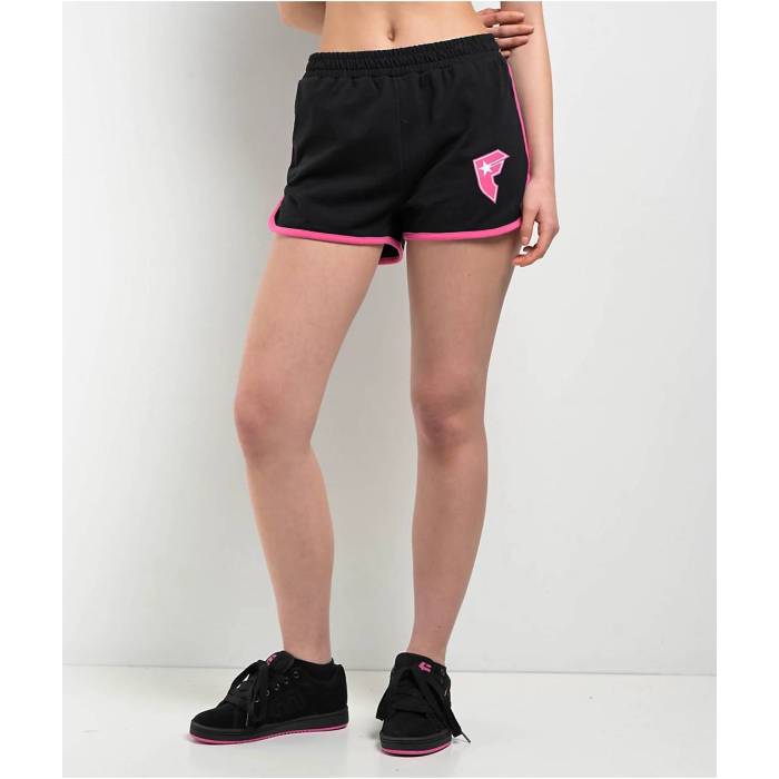 Famous Stars & Straps 【 Boh Black & Pink Dolphin Shorts Women's Black 】 黒色 ブラック pink ピンク ショーツ レディース 黒色 ブラック