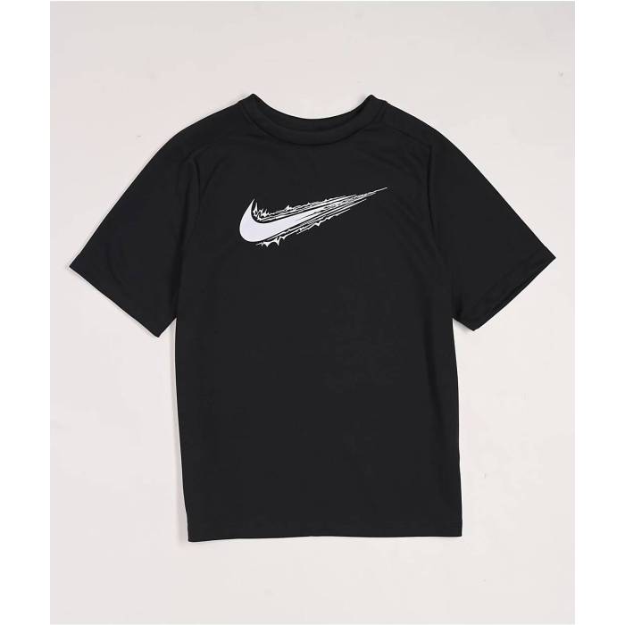 【★百貨店SALE★6/11真夜中2時迄】ナイキ Nike 【 Kids Dri-Fit Swoosh Black T-Shirt Kids\u0027 Black 】 素っ気ない相応う Swoosh スウッシュ・スウォッシュ 黒いこと 黒いこと ティーシャツ 黒いこと 黒いこと