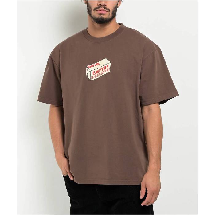 エンパイア Empyre 【 Buttah Brown T-Shirt Men's Brown 】 茶色 ブラウン Tシャツ メンズ 茶色 ブラウン|スニケス