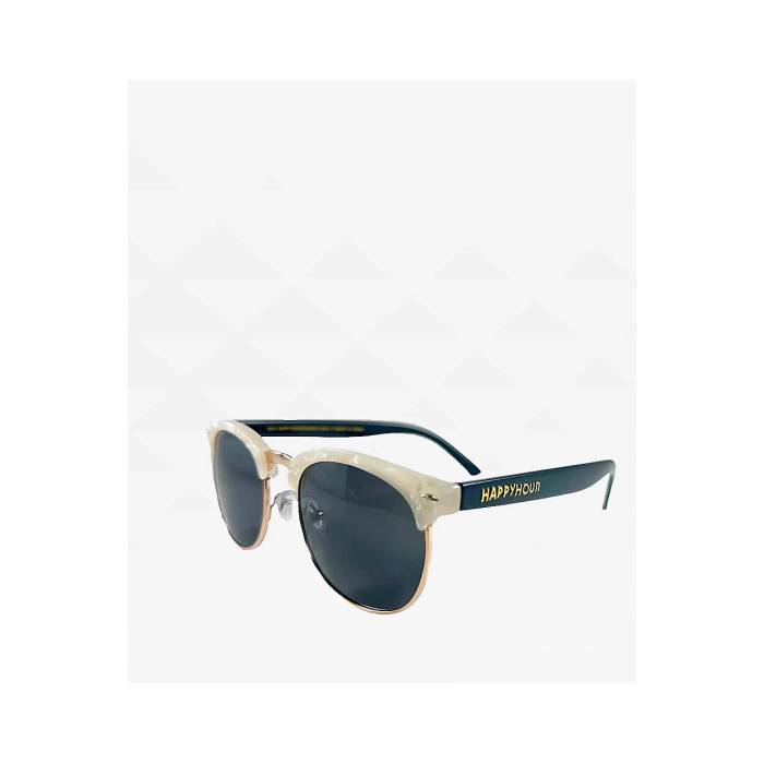 Happy Hour 【 G2 Black Pearl Sunglasses Men's White 】 黒色 ブラック パール サングラス メンズ 白色 ホワイト