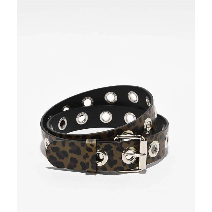 エンパイア Empyre 【 Leopard Grommet Belt Men's Multicolor 】 ヒョウ柄 レオパード ベルト メンズ