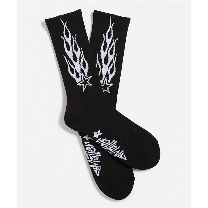 Ninth Hall 【 Mind Over Matter Black Crew Socks Men's Black 】 黒色 ブラック クルー ソックス・靴下 メンズ 黒色 ブラック