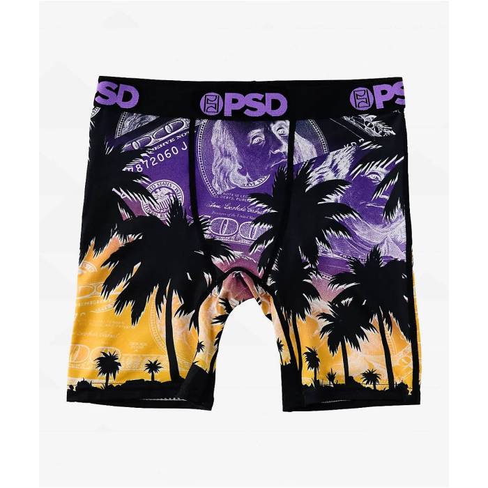【★百貨店SALE★6/11真夜中2時迄】ピーエスディーアンダーウェア Psd Underwear 【 Psd Kids Benji Sunrise Boxer Briefs Kids\u0027 Multicolor 】
