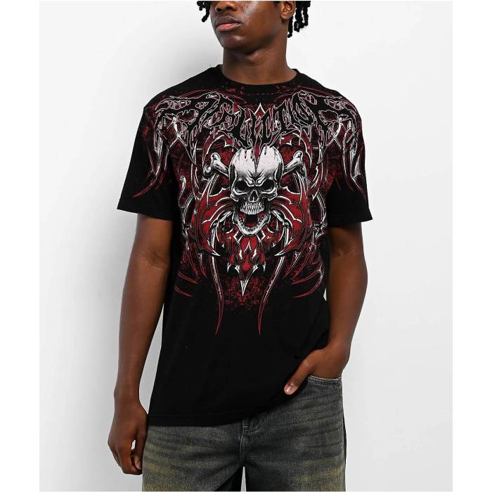 アフリクション Affliction 【 Immortal Empire Black T-Shirt Men's Black 】 黒色 ブラック Tシャツ メンズ 黒色 ブラック