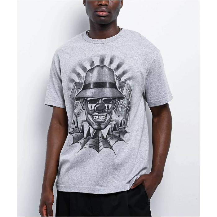 Joker 【 Old Gangster Grey T-Shirt Men\u0027s Medium Grey 】 薄墨色 薄墨色 プルオーバー メンズ 薄墨色 薄墨色