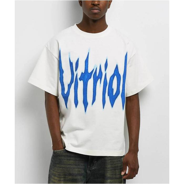 【★百貨店SALE★6/11真夜中2時迄】Vitriol 【 Ethereal Off White T-Shirt Men\u0027s Natural 】 白いこと 白いこと ティーシャツ メンズ 自然的
