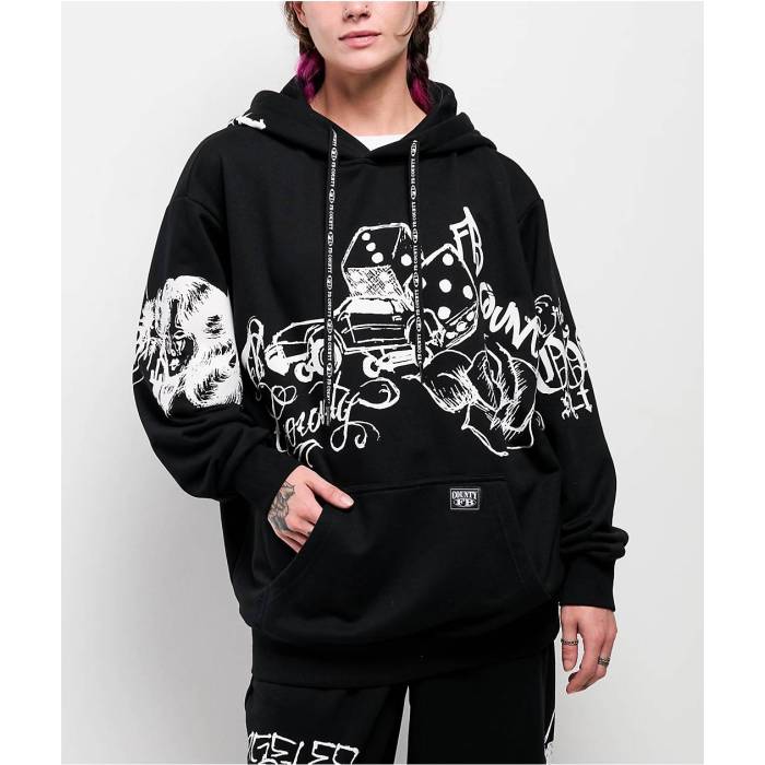 Fb County 【 Lifestylez Black Hoodie Women's Black 】 黒色 ブラック フーディー パーカー レディース 黒色 ブラック