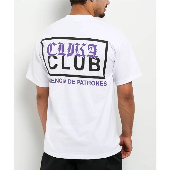 【★百貨店SALE★6/11真夜中2時迄】Clika By Herencia De Patrones 【 X Pro Club Heavyweight White T-Shirt Men\u0027s White 】 労働者階級 野球クラブ 白いこと 白いこと ティーシャツ メンズ 白いこと 白いこと