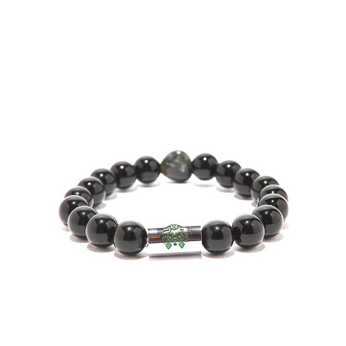 【★百貨店SALE★6/11十二時2時迄】ラスタクラット Rastaclat 【 Jade \u0026 Black Bracelet Men\u0027s Black 】 翡翆・ジェード 黒いこと 黒いこと 腕輪 メンズ 黒いこと 黒いこと