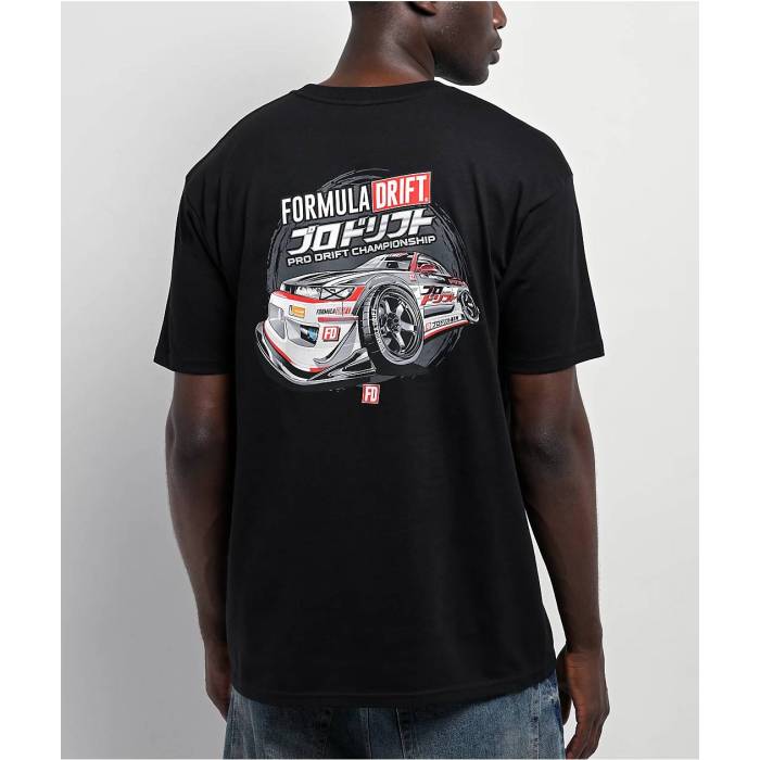 【★百貨店SALE★6/11真夜中2時迄】Formula Drift 【 Lucky 13 Black T-Shirt Men\u0027s Black 】 13 サー青二才 黒いこと 黒いこと ティーシャツ メンズ 黒いこと 黒いこと