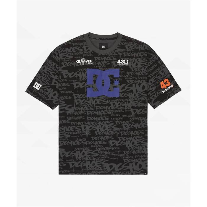 【★百貨店SALE★6/11真夜中2時迄】ディーシー Dc 【 X 43I Block43 Black T-Shirt Men\u0027s Black 】 黒いこと 黒いこと ティーシャツ メンズ 黒いこと 黒いこと