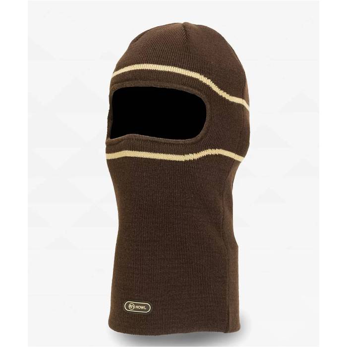 【★百貨店SALE★6/11真夜中2時迄】Howl 【 X Public Canopy Brown Balaclava Men\u0027s Brown 】 赤銅色 赤銅色 メンズ 赤銅色 赤銅色