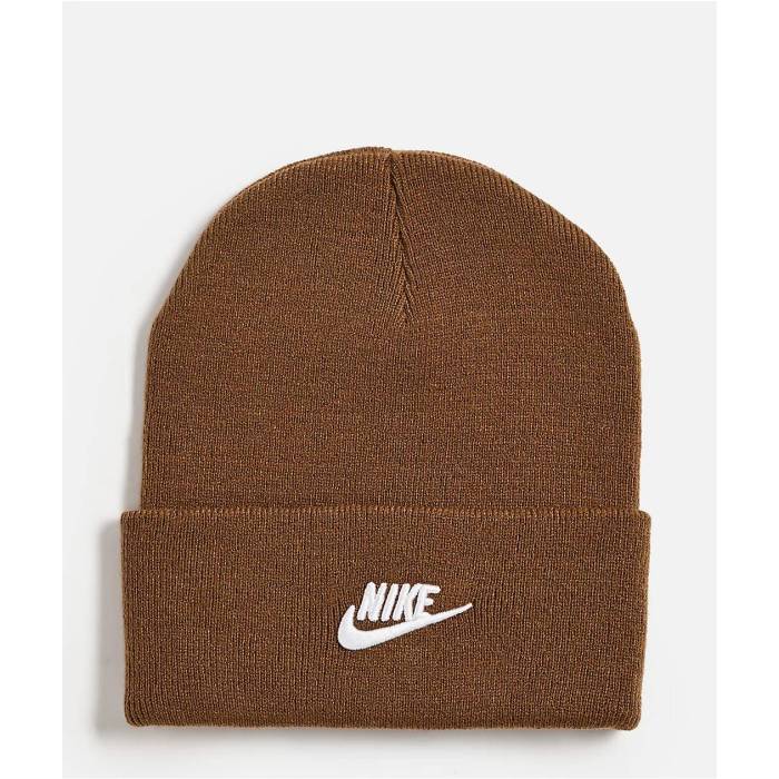 ナイキ Nike 【 Peak Mosswood Brown Beanie Men's Brown 】 茶色 ブラウン キャップ 帽子 メンズ 茶色 ブラウン