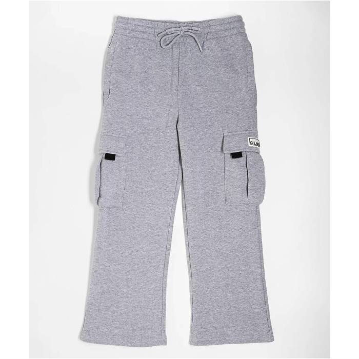 【★百貨店SALE★6/11真夜中2時迄】Pro Club 【 Kids Grey Cargo Sweatpants Kids\u0027 Grey 】 薄墨色 薄墨色 積貨委託貨物 ロングタイツ 薄墨色 薄墨色