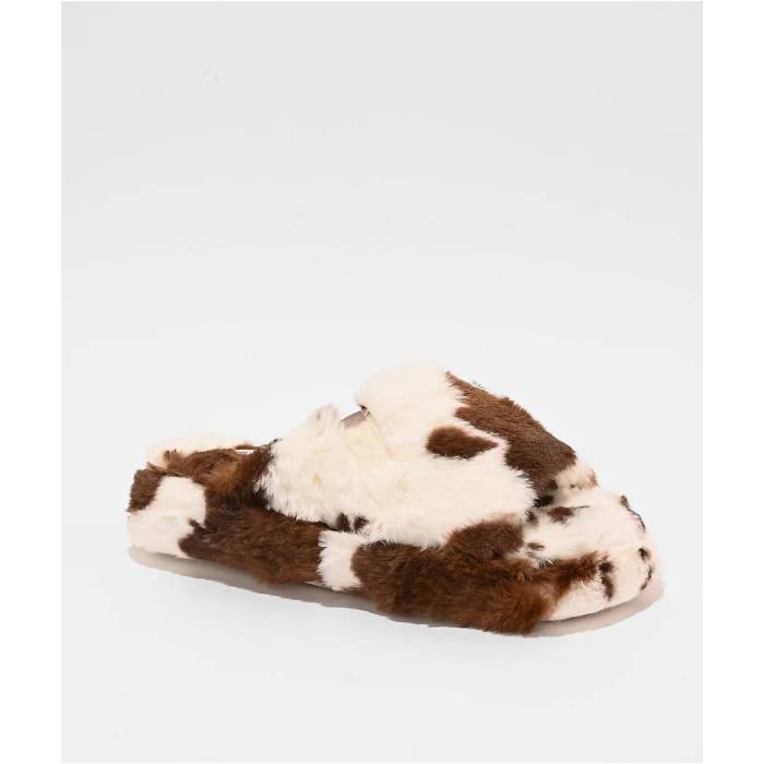 【★百貨店SALE★6/11真夜中2時迄】ロキシー Roxy 【 Sloane Cow Print Slippers Women\u0027s Multicolor 】 家庭用スリッパ レディース