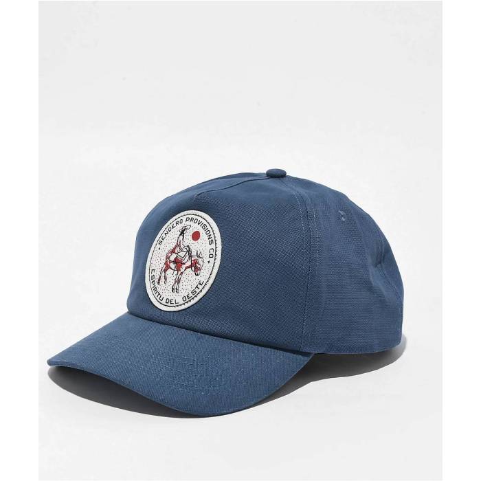 【★百貨店SALE★6/11真夜中2時迄】Sendero Provisions 【 Sendero Burro Lady Blue Snapback Hat Men\u0027s Blue 】 青碧 青碧 Snapback スナップバック 御徒面子 メンズ 青碧 青碧