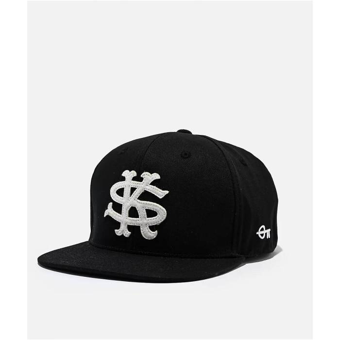 【★百貨店SALE★6/11真夜中2時迄】Key Street 【 Outfield Black Snapback Hat Men\u0027s Black 】 黒いこと 黒いこと Snapback スナップバック 御徒面子 メンズ 黒いこと 黒いこと